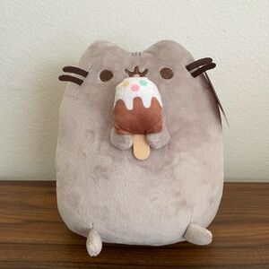 9 Inch Pusheen Holding Ice Cream Plushie